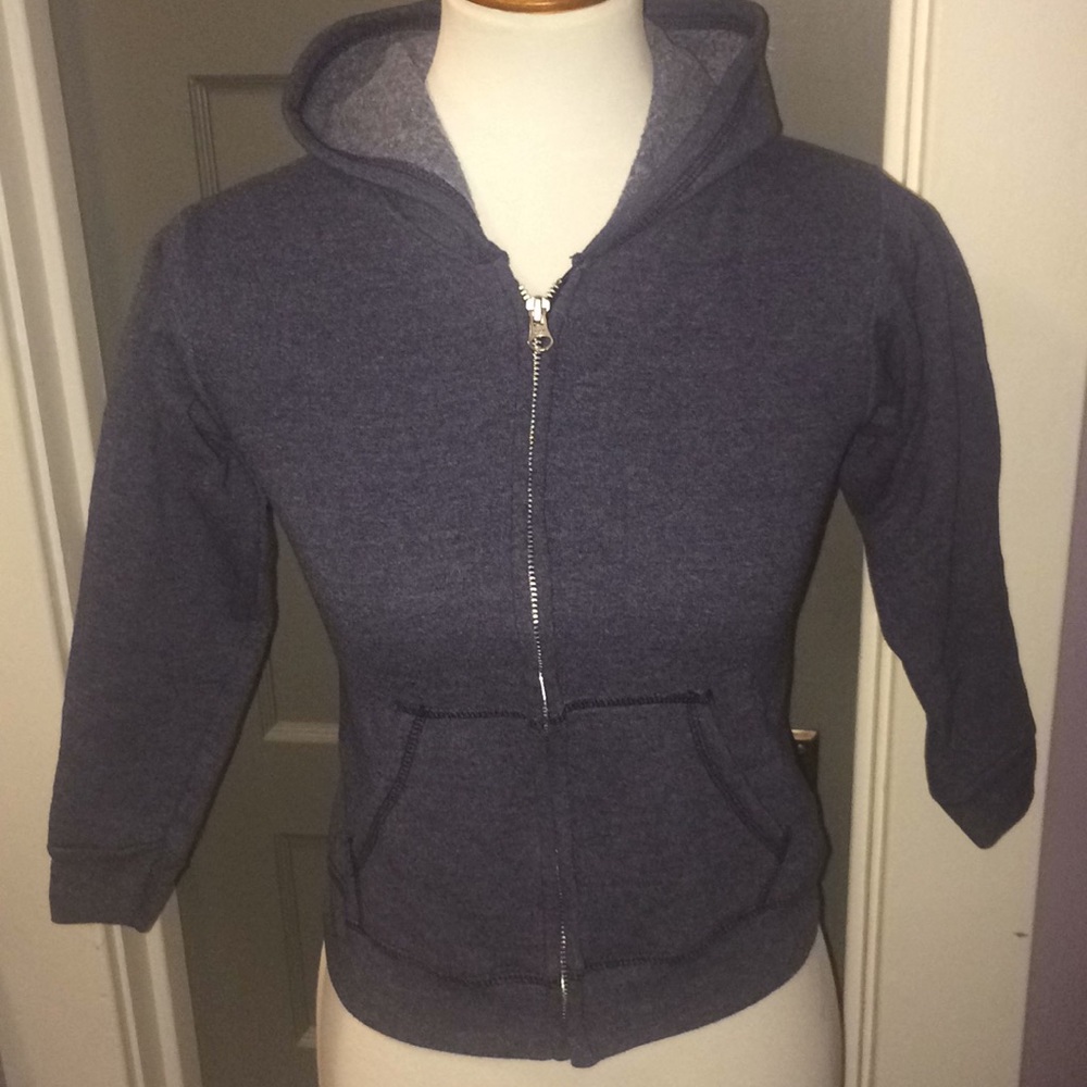 ❤️ Blue Hanes hoodie size medium